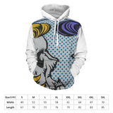 Customizable Hoodie Hooded White Printed Sweatshirt with Pockets-(4530728730687)- 25.58