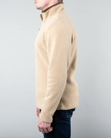 Quarter Zip Pullover ~ Tan-(4676139909183)- 57.99