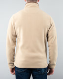 Quarter Zip Pullover ~ Tan-(4676139909183)- 57.99