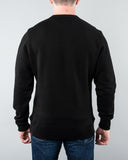 Crew Neck Sweater ~ Black-(4676140531775)- 54.99