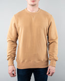 Crew Neck Sweater ~ Tan-(4676140236863)- 54.99