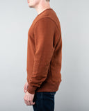 Crew Neck Sweater ~ Rust-(4676140466239)- 54.99