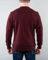 Crew Neck Sweater ~ Burgundy-(4676140597311)- 54.99