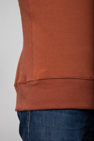 Crew Neck Sweater ~ Rust-(4676140466239)- 54.99