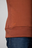 Crew Neck Sweater ~ Rust-(4676140466239)- 54.99