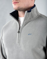 Quarter Zip Pullover ~ Grey-(4676139843647)- 57.99