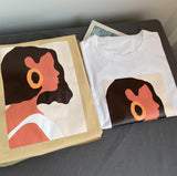 Toppies 2020 summer character t-shirts fashion girls tops short sleeve printing t-shirts korean women clothes 95% cotton-(4657934762047)- 8.82