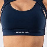 Surface Keyhole Bra - Navy-(4676143513663)- 42.00